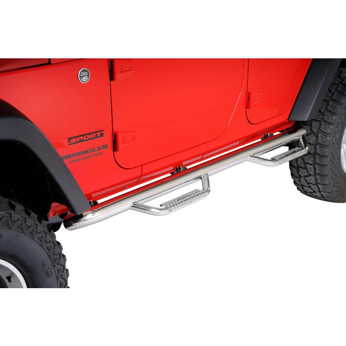 N-FAB  Nerf-Steps for 07-18 Jeep Wrangler Unlimited JK 4 Door