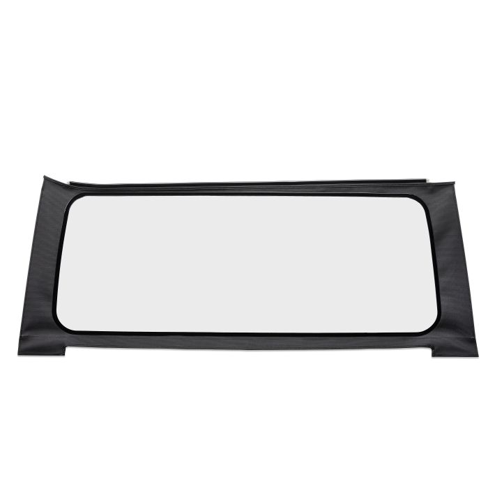 OE JL Replacement Windows - Jeep 2018-23 Wrangler JL (Rear; 2-Door or 4-Door; Black Vinyl; Clear)