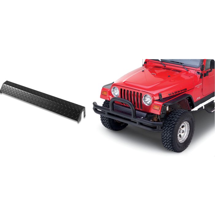 Warrior Products  Front Frame Covers for 97-06 Jeep Wrangler TJ without Tubular Bumpers