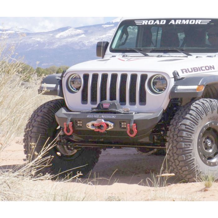 RDA STEALTH MID FR BUMPER JL JT BLK