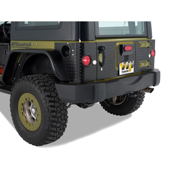 WRR TAILGATE COVER 07-UP JK BLK DIAM PC