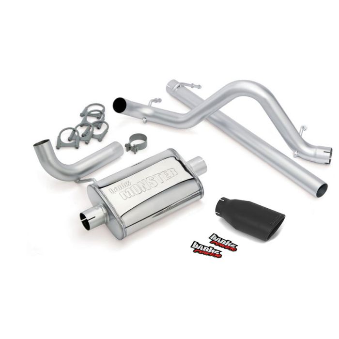 Gale Banks Engineering  Monster Exhaust for 07-11 Jeep Wrangler JK 2 Door with 3.8L V-6