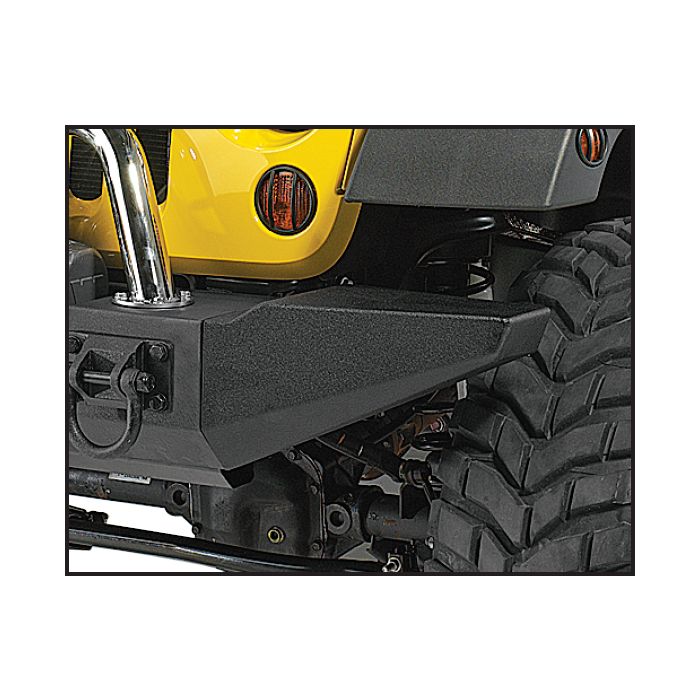 MODULAR BUMPER END PAIR JK BLK