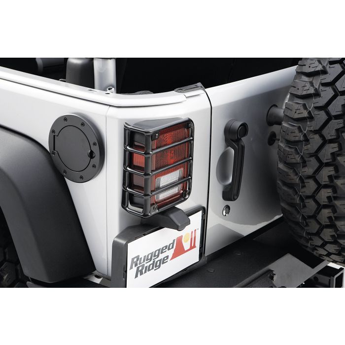 Rugged Ridge  Stainless Steel Fuel Door for 07-18 Jeep Wrangler JK