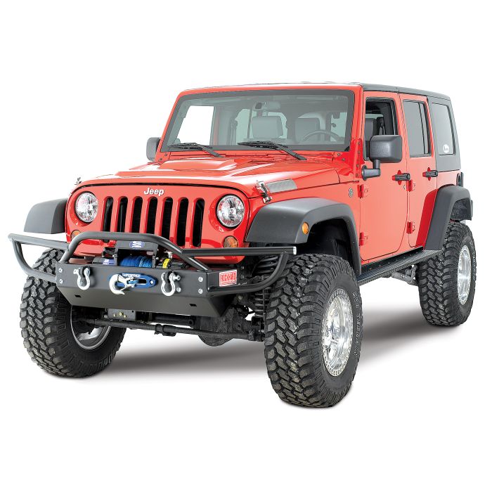 ROCKHARD FR BUMPER W/TUBE EXT W/LWR JK