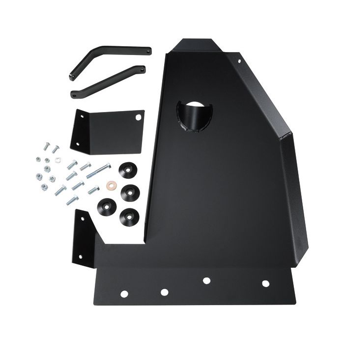 Rock Hard 4X4  Oil Pan & Transmission Skid Plate for 07-18 Jeep Wrangler JK with Short Arm Suspension