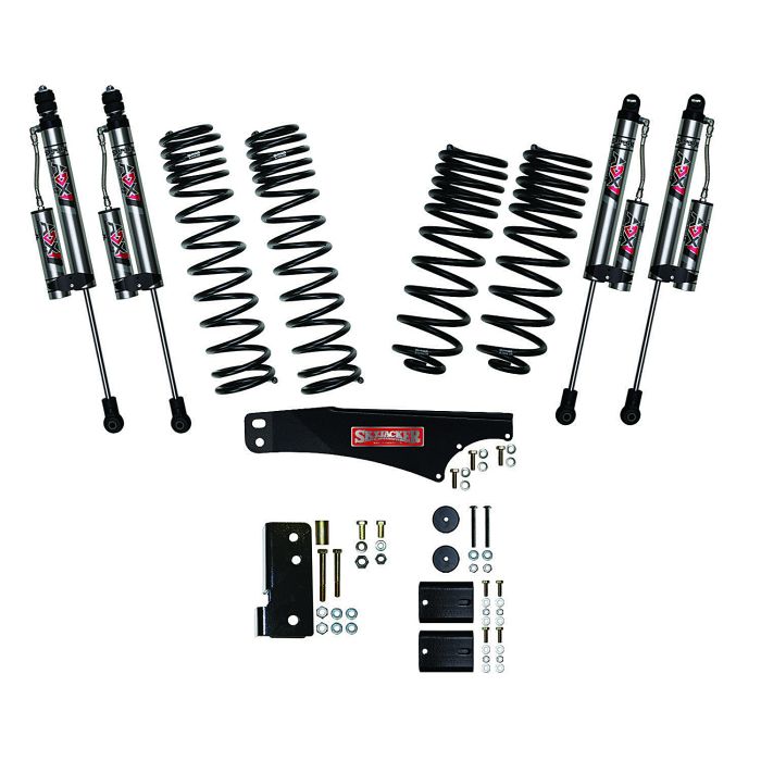 Skyjacker JK25BKXLT 2.5" Dual Rate Long Travel Suspension Lift with ADX Reservoir Shocks for 07-18 Jeep Wrangler JK 