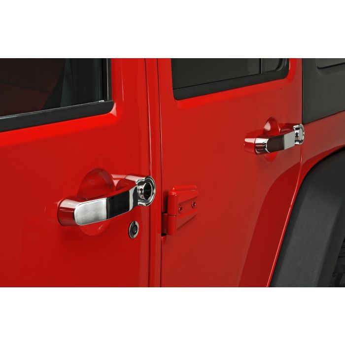 RAMPAGE DOOR HANDLE SS BLACK JK