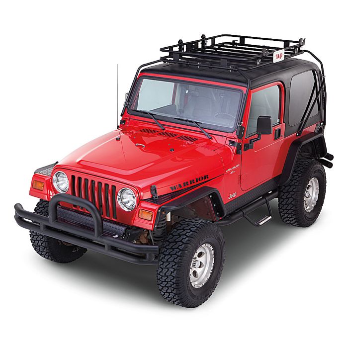 Warrior Products  Front Frame Covers for 97-06 Jeep Wrangler TJ with Tubular Bumpers