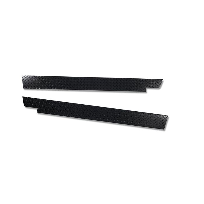 WRR SIDEPLATES W/LIP BLK 55-71 CJ5