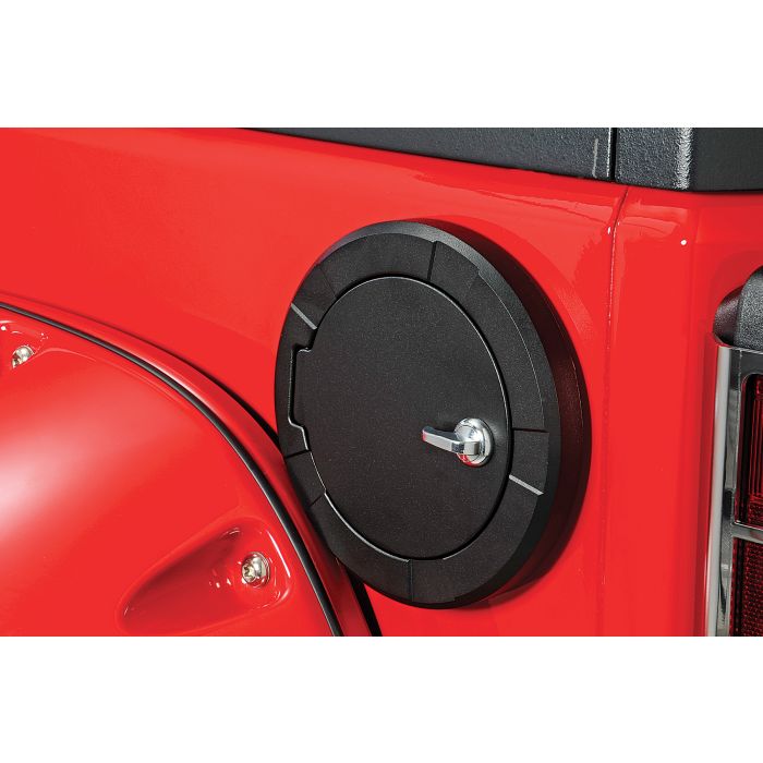 RealWheels  Billet Fuel Door for 07-18 Jeep Wrangler JK