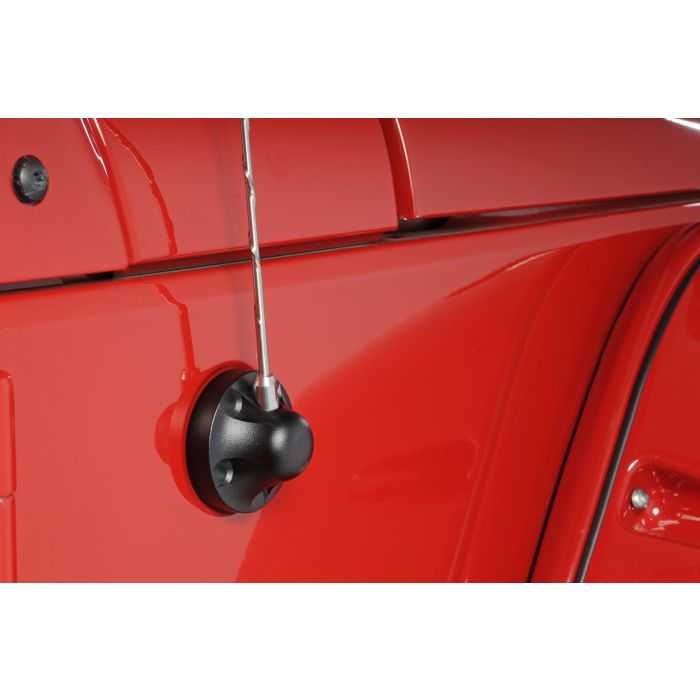 RealWheels  Radio Antenna Surround for 07-18 Jeep Wrangler JK
