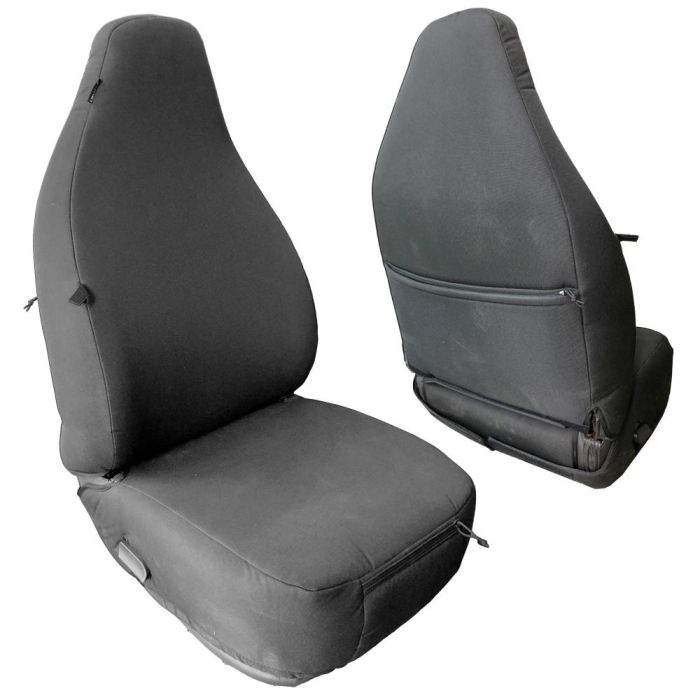 Jeep TJ Seat Covers Front 97-02 Wrangler TJ Baseline Performance Graphite Bartact
