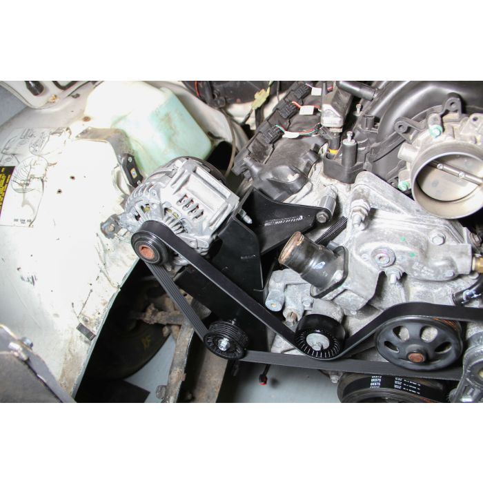 Holley  Alternator Relocation Bracket  for 97-06 Jeep Wrangler TJ with 5.7 Hemi Engine