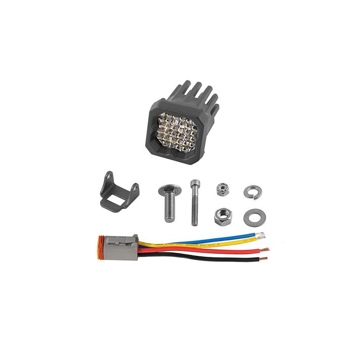 Diode Dynamics DD7423S Stage Series C1R White Flood Standard Single LED Pod Light 