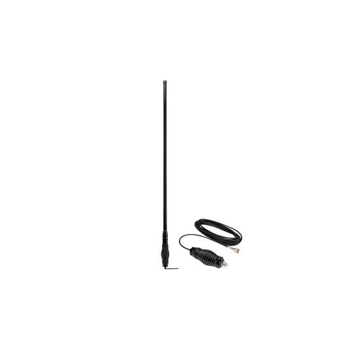 Midland Radio MXAT04VP Highland Tall 6.6DB Heavy-Duty Bullbar Antenna System 