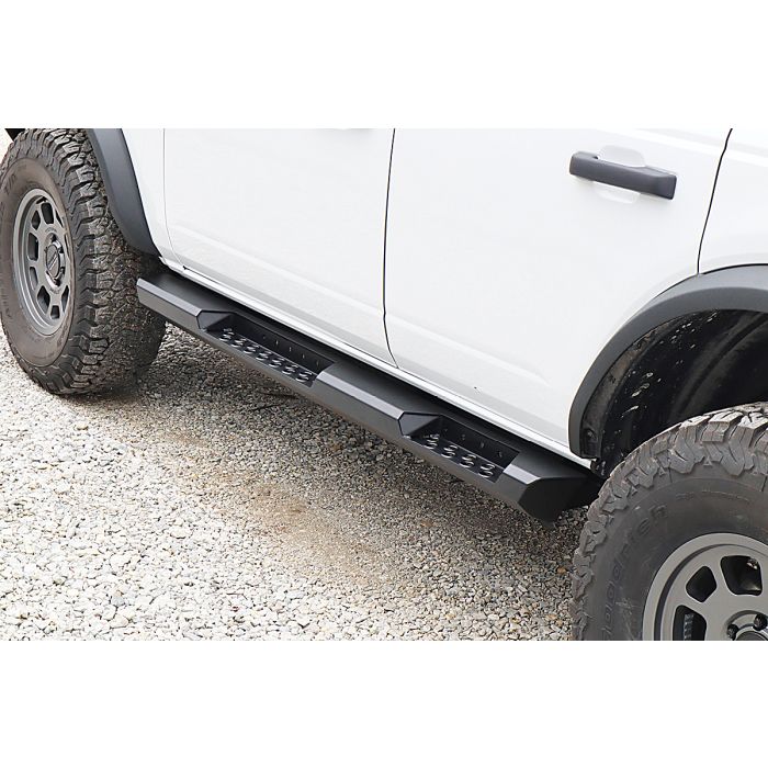 Bronco Destroyer 4 Door Rocksliders (Black Powder Coated)