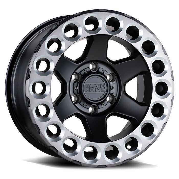 BLK RHNO ODESSA 20X9.5 5X5 MATT BLK LIP