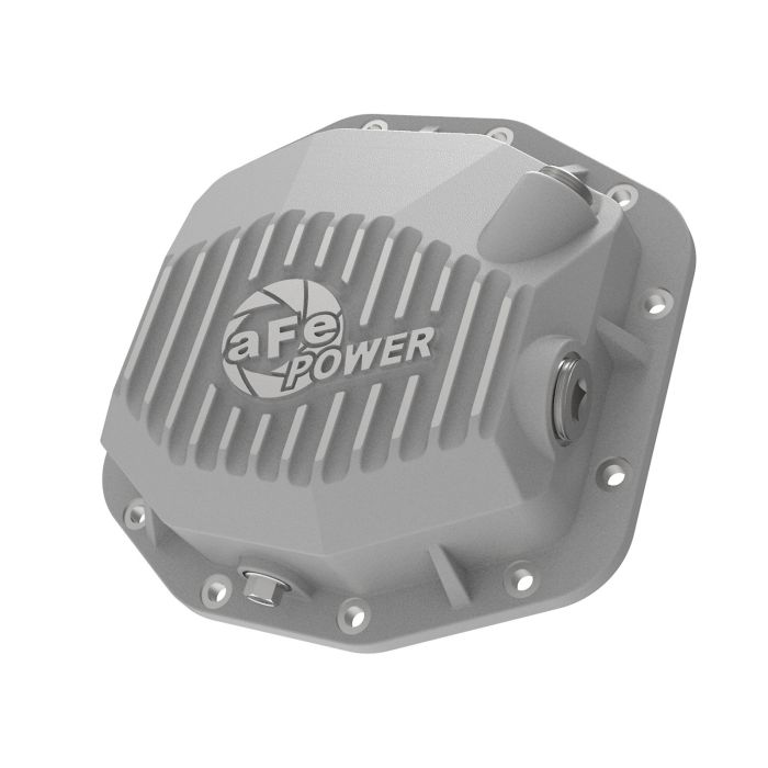 aFe Power 46-71000A Street Series Rear Differential Cover in Raw Finish for 18-19 Jeep Wrangler JL with Dana 44 Rear Axle