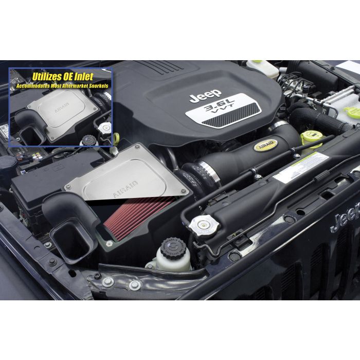 AIRAID  Cold Air Dam Intake for 12-18 Jeep Wrangler JK with 3.6L