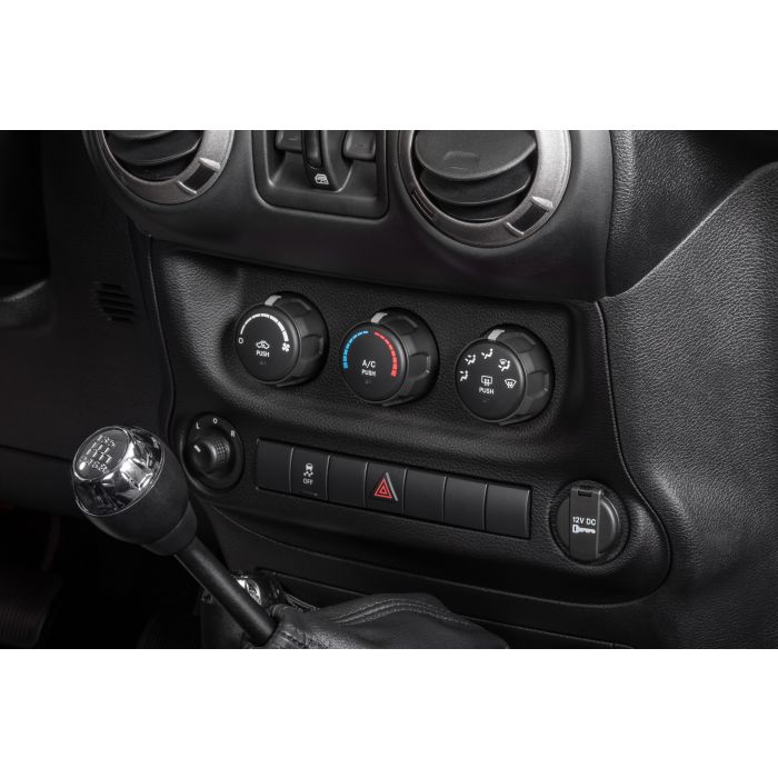 AJT CLIMATE KNOBS 11-18 JK BLACK