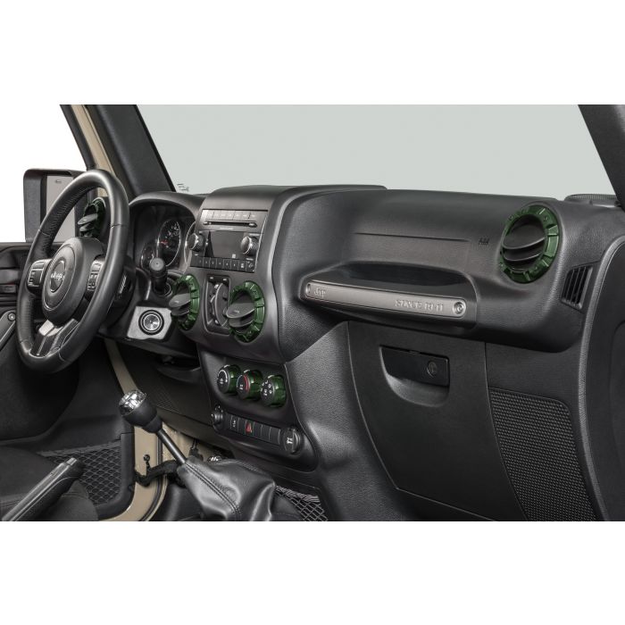 AJT CLIMATE TRIM KIT 11-18 JK ARMY GRN  12601 5211