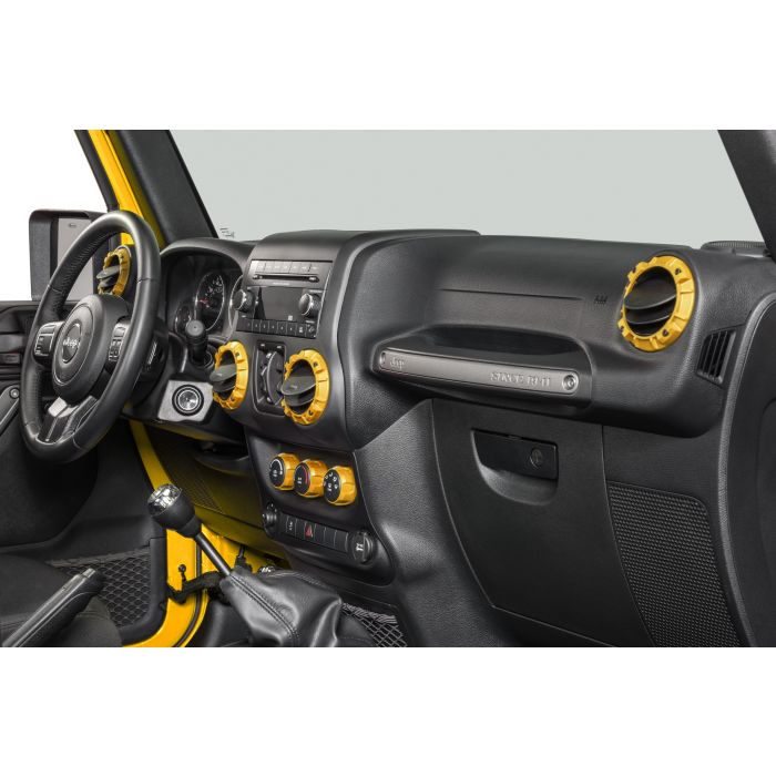 AJT CLIMATE TRIM KIT 11-18 JK YELLOW    12601 5212