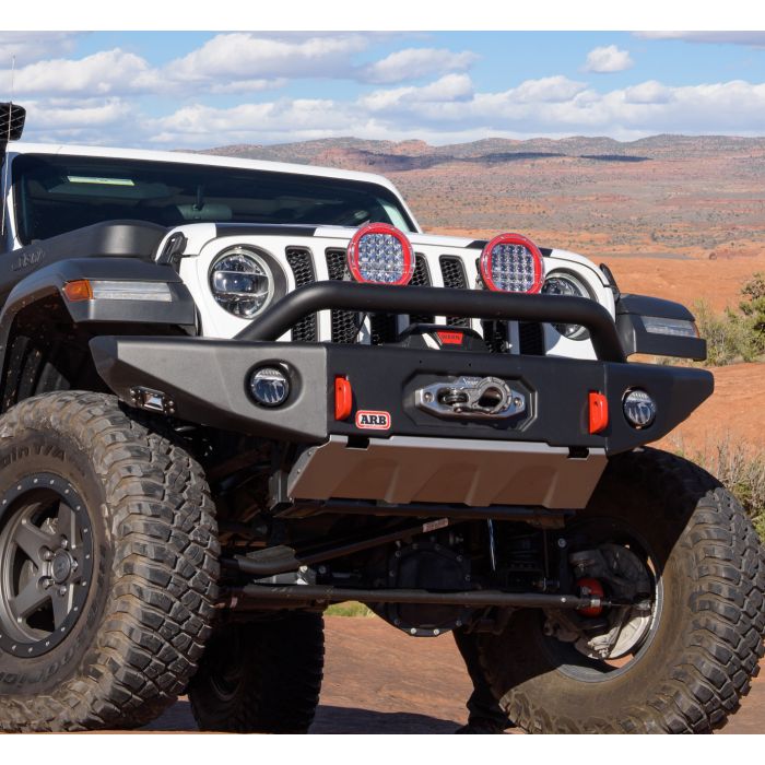 ARB 3450460 Front Bondi Deluxe Winch Bumper for 18-22 Jeep Wrangler JL & Gladiator JT