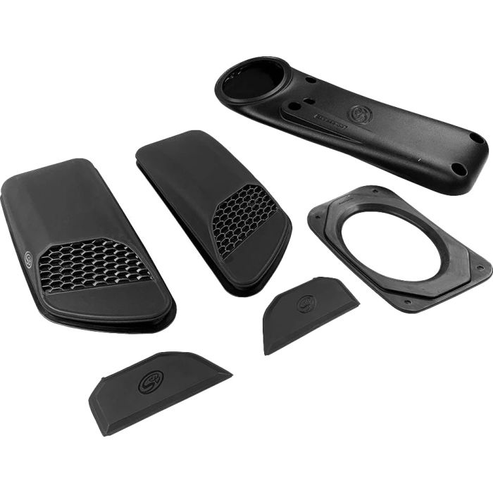 S&B Filters AS-1014 Air Hood Scoops for 18-25 Jeep Wrangler JL & Gladiator JT with S&B Intake System