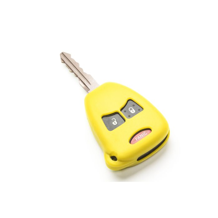 AUG KEY FOB COVER 07-11 JK YELLOW