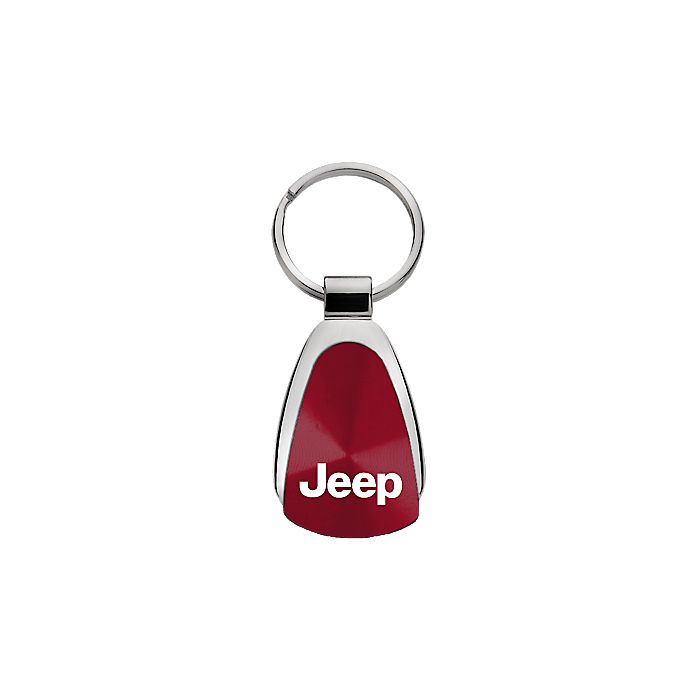 AUG TEAR DROP JEEP LOGO KEY CHAIN BURGU
