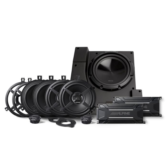 Alpine  PSS-22WRA Waterproof Full Sound System Upgrade for 11-18 Jeep Wrangler Unlimited JK