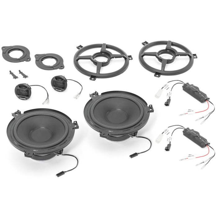 Alpine  SPV-65X-WRA Component 2 Way Speaker System for 07-18 Jeep Wrangler JK