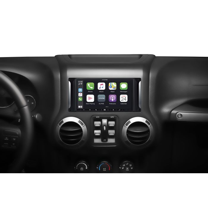 Alpine  i407-WRA-JK 7in In-Dash Digital Receiver for 07-18 Jeep Wrangler JK