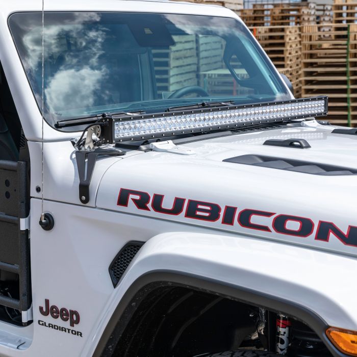 Aries 15011306 Windshield 50" Light Bar & Brackets for Jeep Wrangler 18-19 JL & 2020 Gladiator JT 