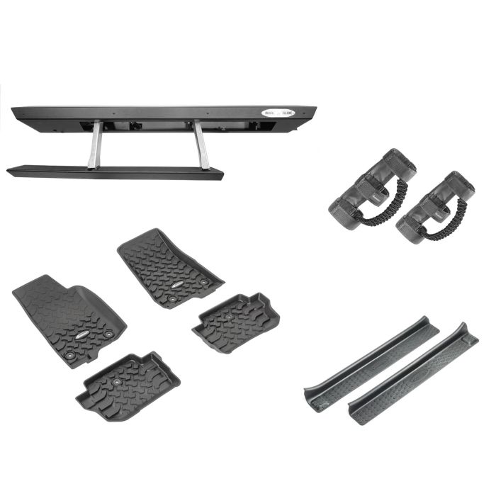 Rock Slide Engineering  Gen III Step Sliders for 18-25 Jeep Wrangler JL 2-Door