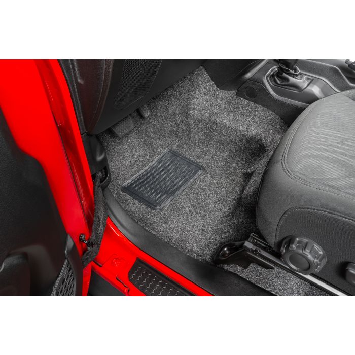 Bedrug  Premium Carpeted Front & Rear Floor Liner Kit for 18-20 Jeep Wrangler JL Unlimited