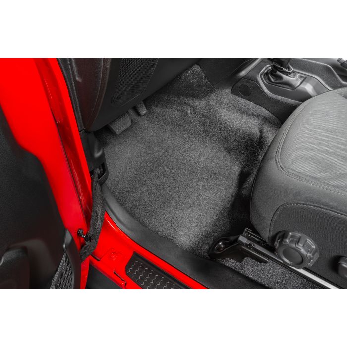 Bedrug BTJL18F4 BedTred Premium Molded 3 Piece Front Floor Kit for 18-19 Jeep Wrangler JL Unlimited 4-Door