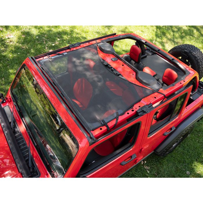 Bestop 52410-11 Sun Bikini Top Targa Length for 18-21 Jeep Wrangler JL & Gladiator JT