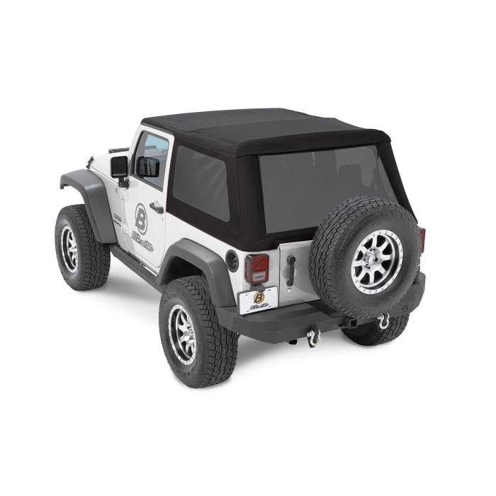 Bestop  Trektop NX Glide Twill Soft Top  for 07-18 Jeep Wrangler JK 2 Door