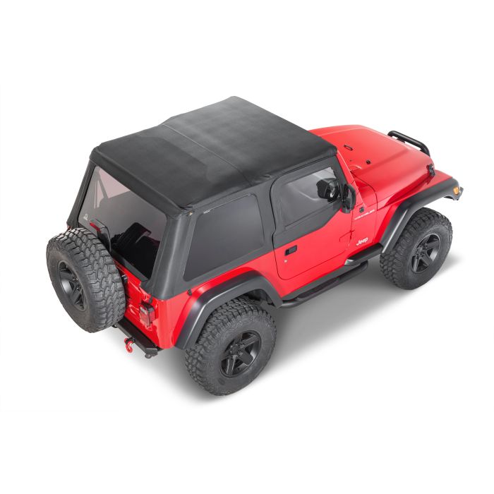 TREKTOP NX 97-06 TJ W/UPPER DOORS BLACK DIAM   KIT