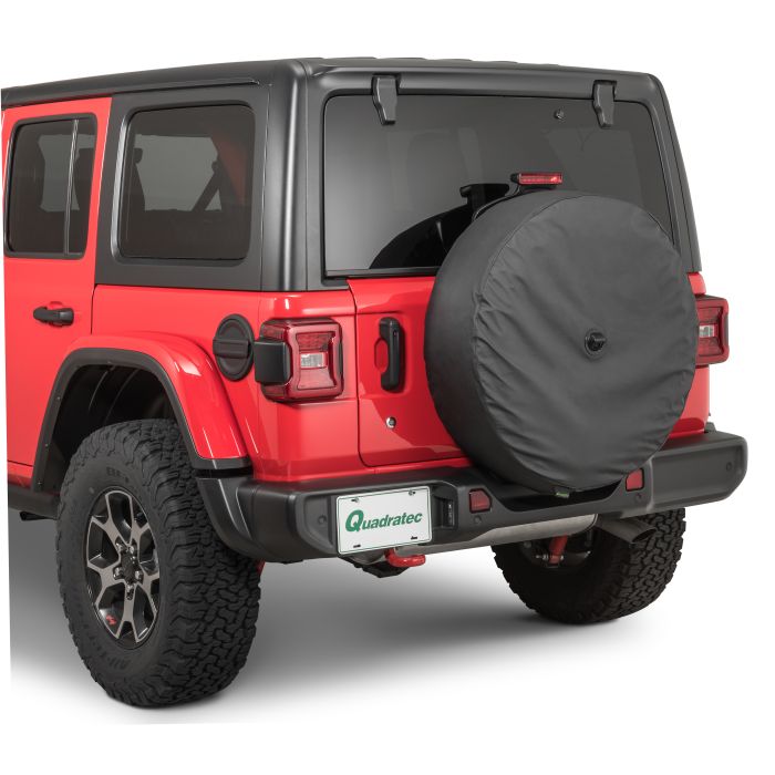 Boomerang Enterprises  Spare Tire Cover in Black for 18-19 Jeep Wrangler JL