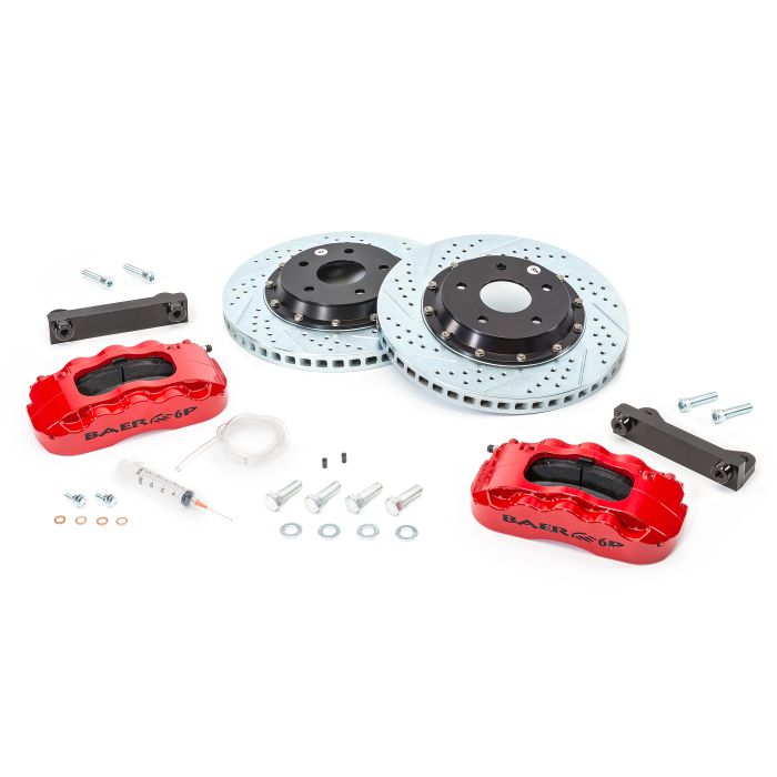 BAER PRO+ FRONT BRAKE SYS 07-17 JK SILV