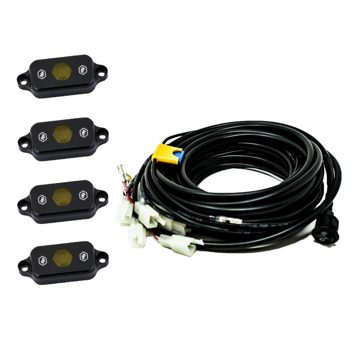 BAJ LED ROCK LIGHT KIT AMBER - JL