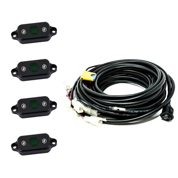 BAJ LED ROCK LIGHT KIT GREEN - JL