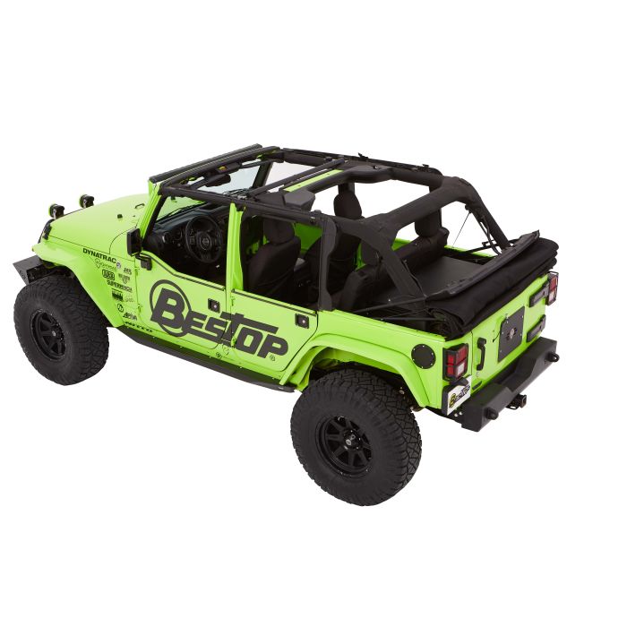Bestop  Retractable Sunshade for 07-18 Jeep Wrangler JK