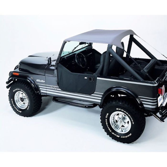 TRADITIONAL BIKINI TOP CJ7-CJ8 GRAY