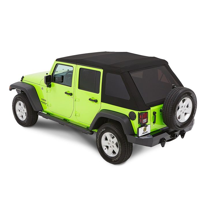 Bestop  Trektop NX Glide Twill Soft Top for 07-18 Jeep Wrangler JK 4 Door