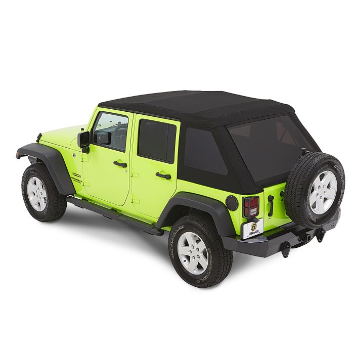 Bestop  Trektop NX Glide Twill Soft Top for 07-18 Jeep Wrangler JK 4 Door