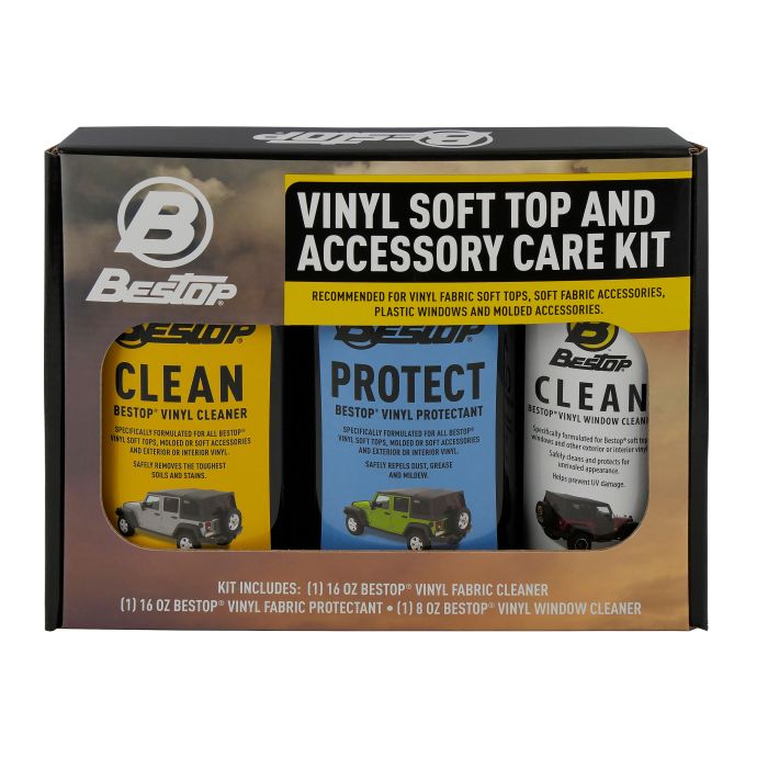 Bestop 11205-00 Three Pack Cleaner and Protectant Kit 